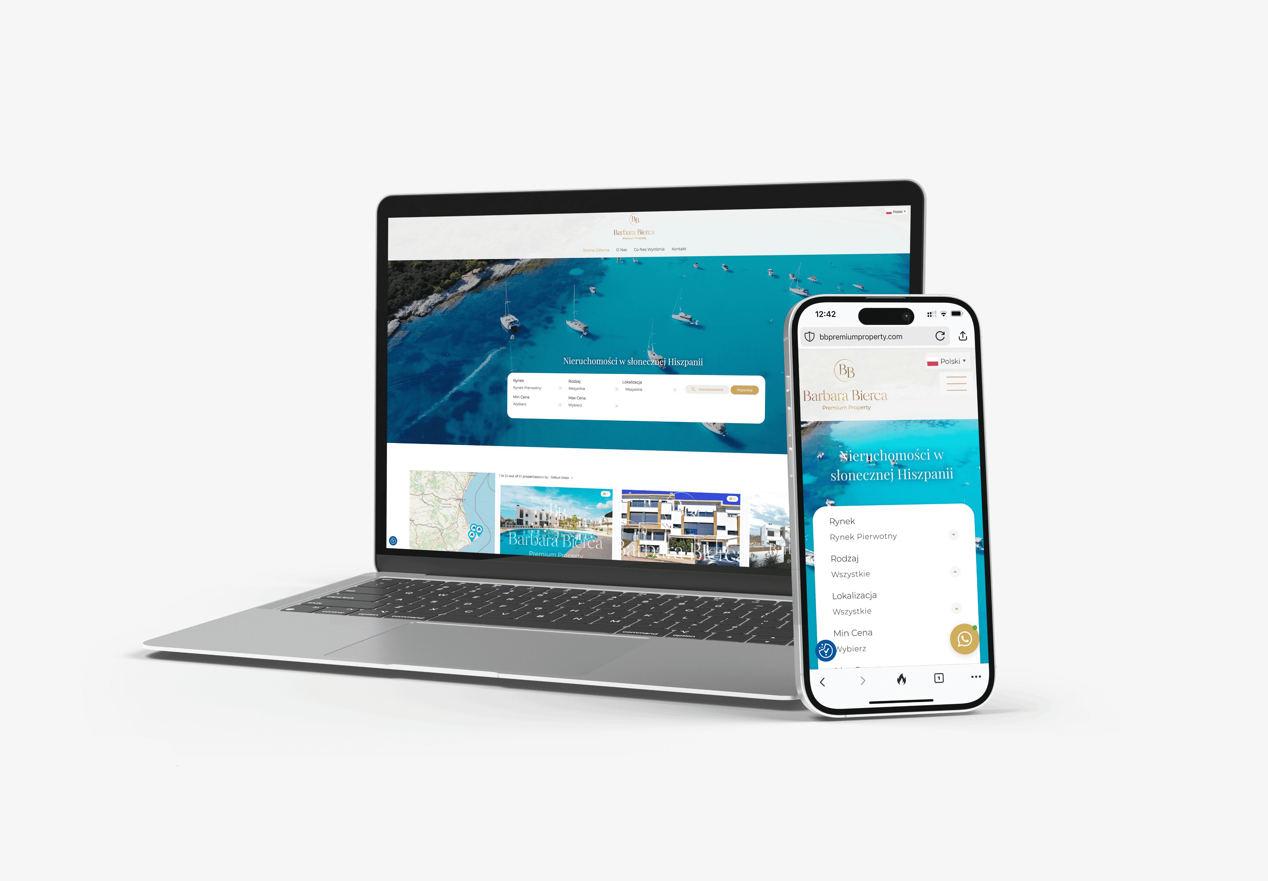 BB Premium Properties — real estate agency website